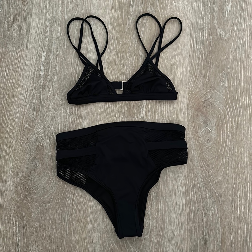 Victoria’s Secret mesh black bikini